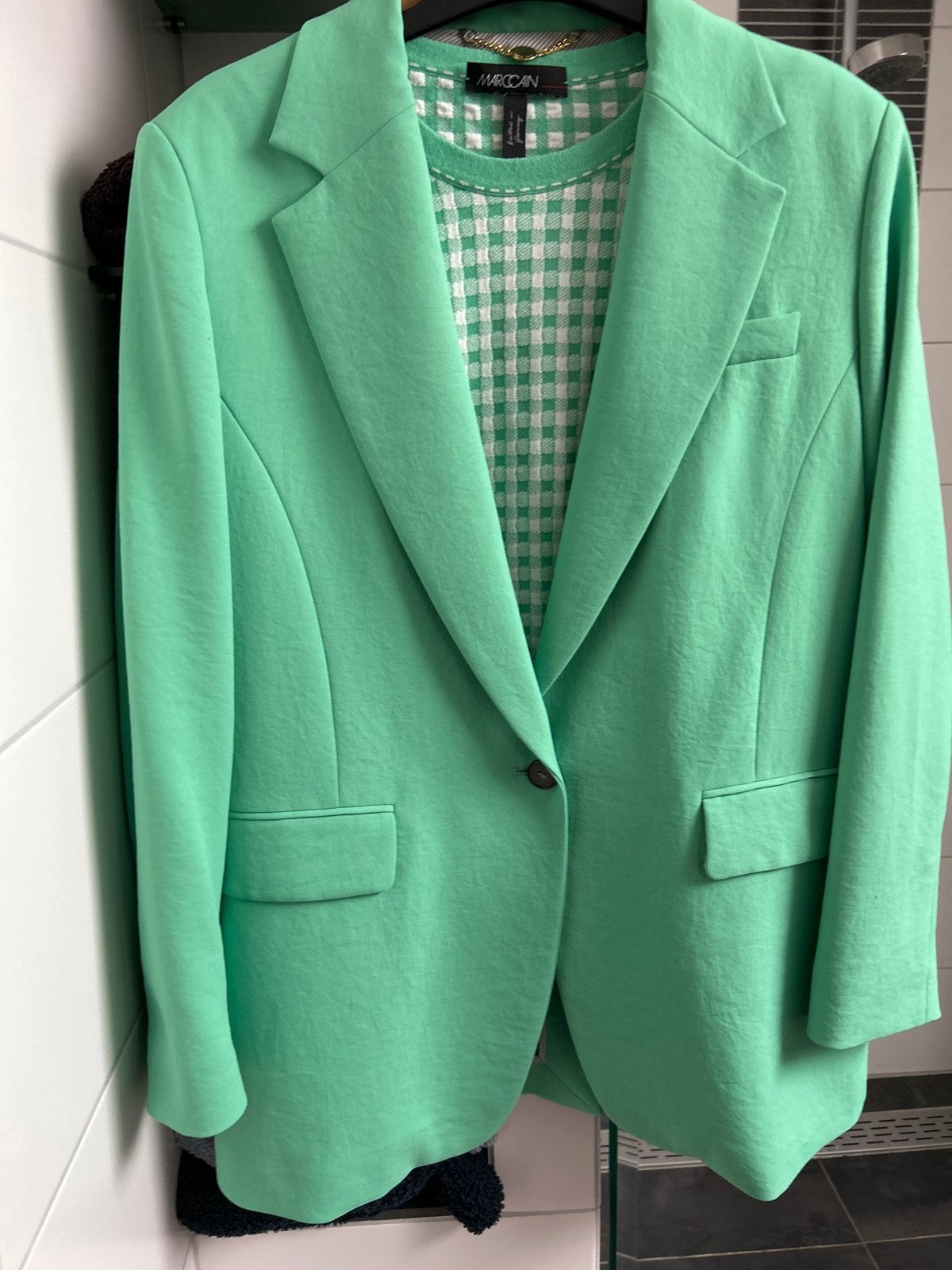 Marccain set ( blazer + truitje), Verzenden, Maat 42/44 (L), Zo goed als nieuw, Jasje