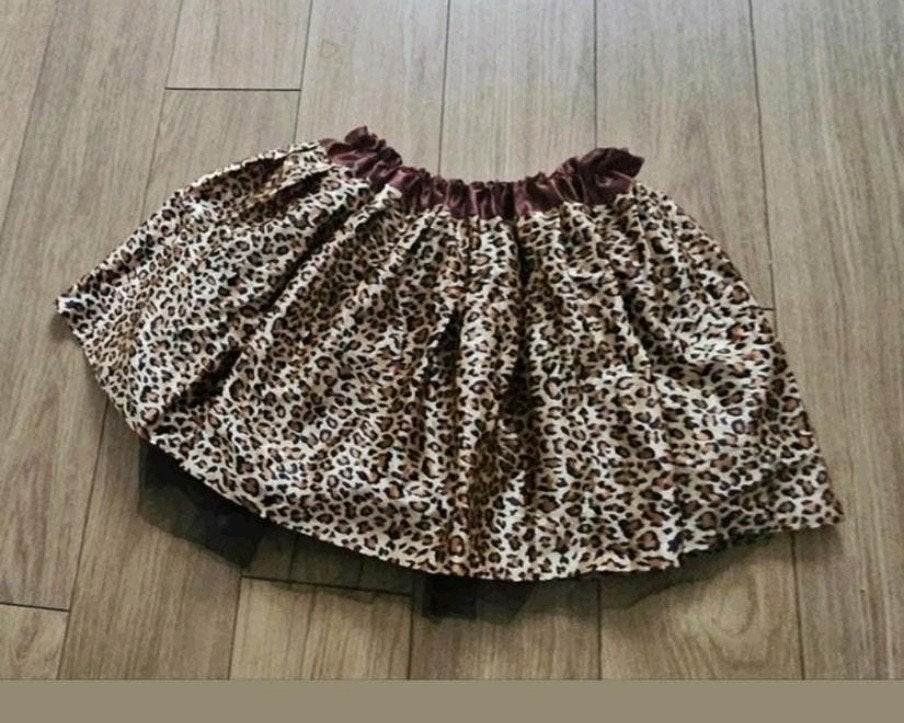 Nieuw tijgerprint rok, Bruin, Maat 46/48 (XL) of groter, Nieuw, Ophalen of Verzenden