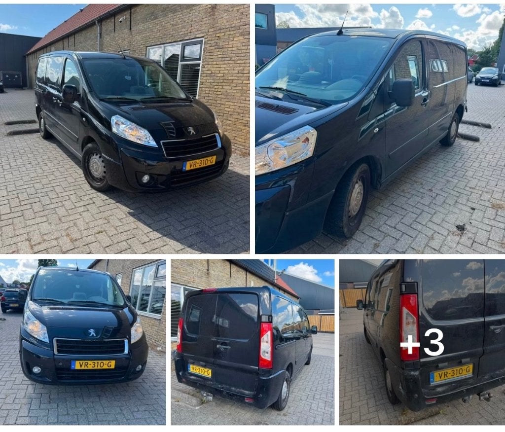 Peugeot Expert 2.0 HDI 94KW 2015, Stof, Zwart, 4 cilinders, Zwart