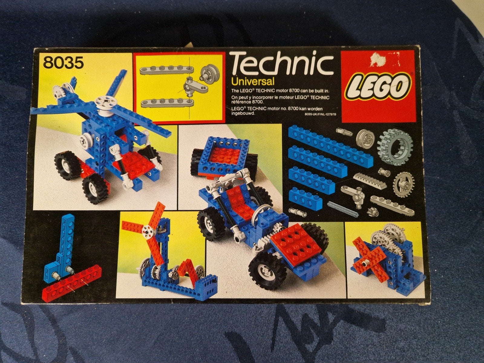 Lego technic auto en kar 8035, Kinderen en Baby's, Speelgoed | Duplo en Lego, Compleet, Gebruikt, Lego, Ophalen of Verzenden