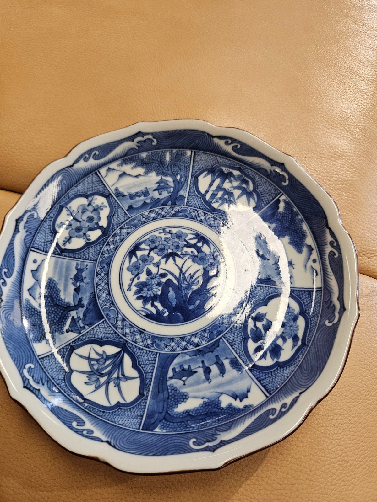 Antiek Japans bord  22 cm, Ophalen of Verzenden
