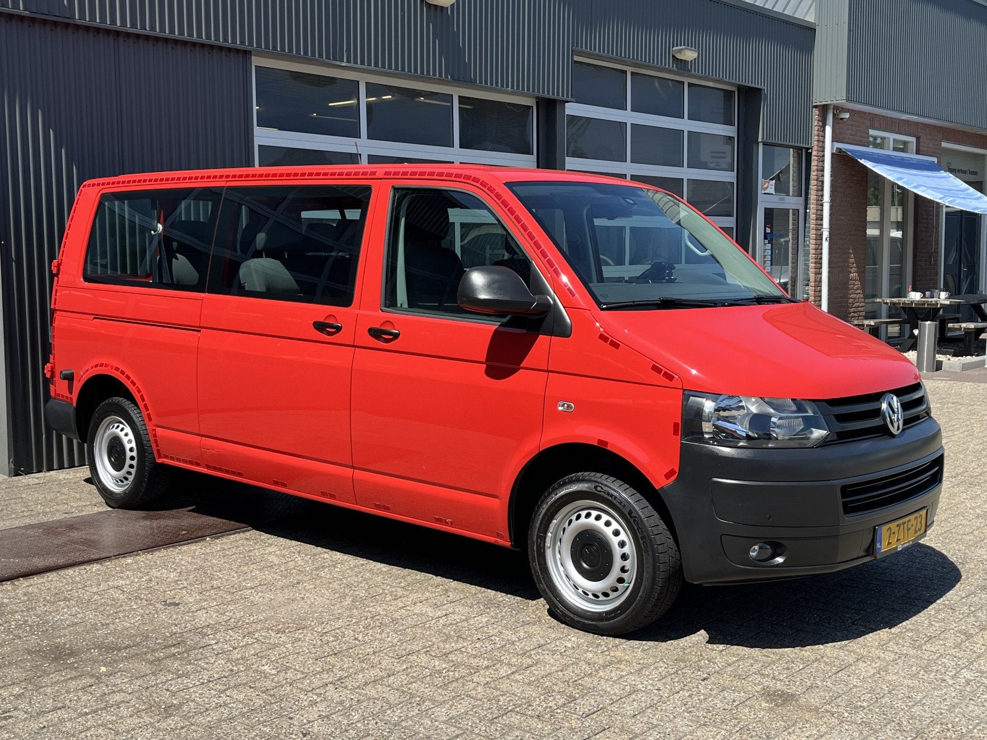 Volkswagen Transporter Kombi 2.0 TDI L2H1 Comfortline Airco, Euro 5, Stof, Gebruikt, 8 stoelen