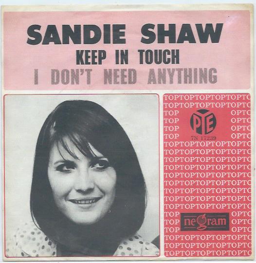 Sandie Shaw- Keep in Touch, Verzenden, 7 inch, Pop, Fotohoes