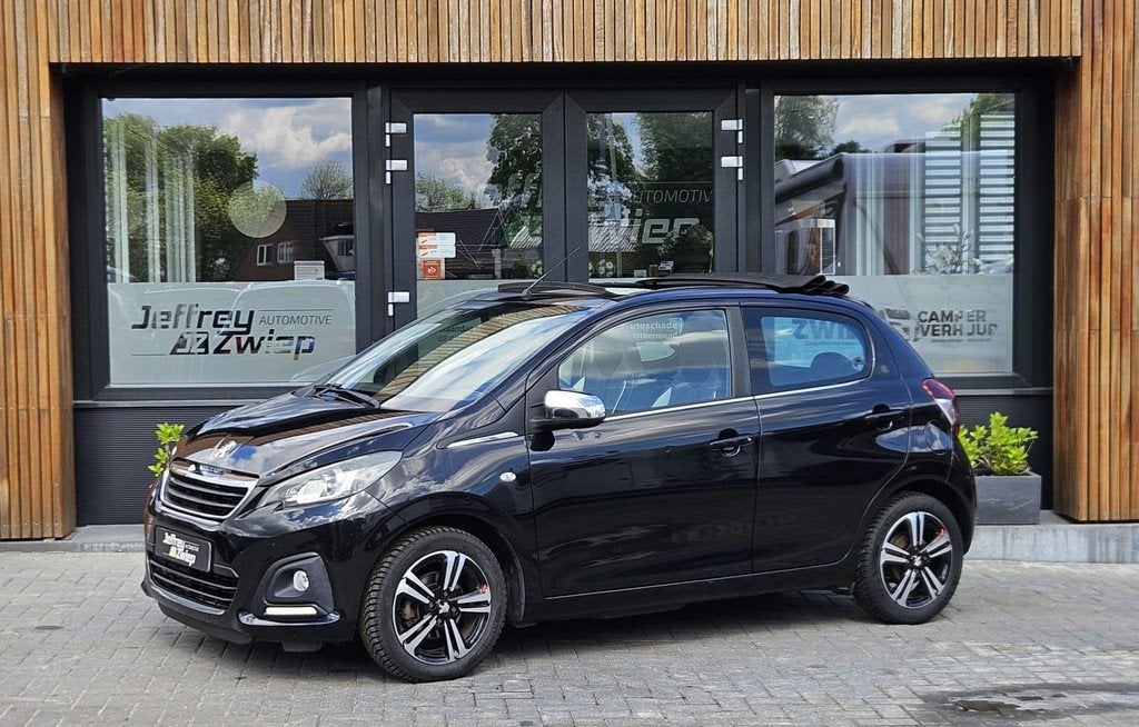 Peugeot 108 1.0 e-VTi Active TOP! open dak. lichtmetaal. stu, Auto's, Peugeot, Voorwielaandrijving, Stof, Gebruikt, Euro 6