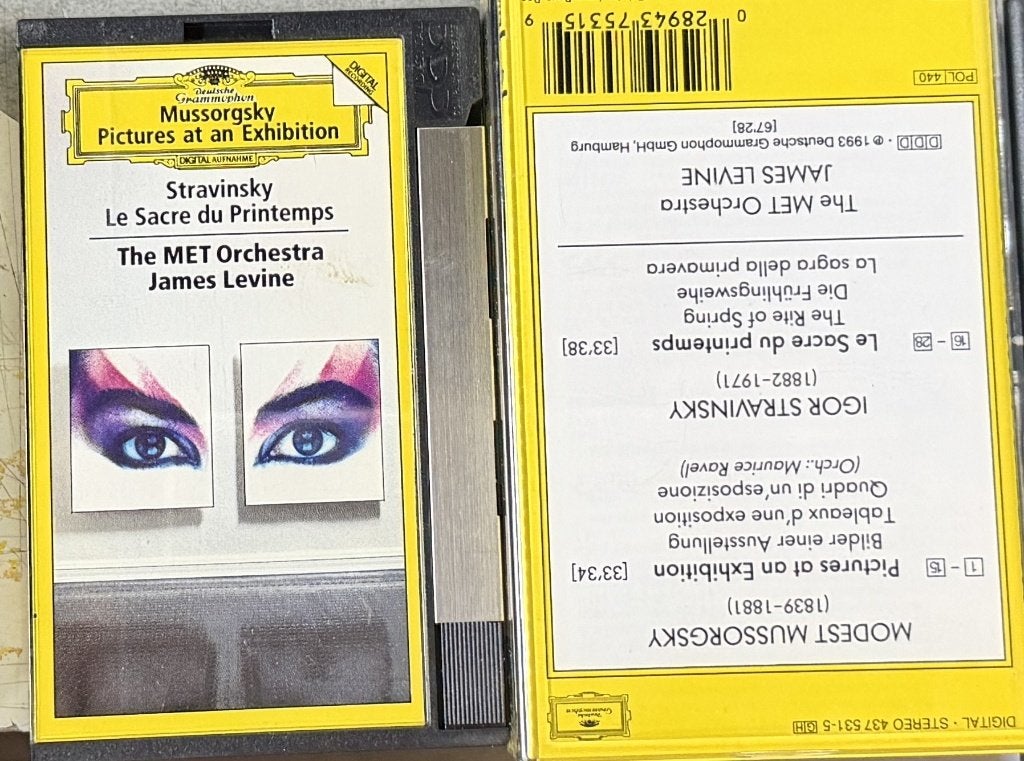 DCC digital Cassette  (2)  Mussorgsky Pictures at an, Cd's en Dvd's, Verzenden, Klassiek, 1 bandje, Zo goed als nieuw