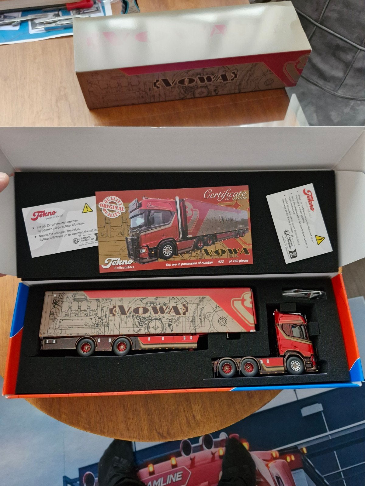 tekno Scania Vowa, Ophalen of Verzenden, Nieuw, Bus of Vrachtwagen, Tekno