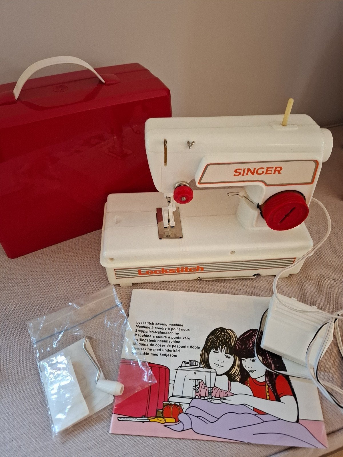 Singer kindernaaimachine vintage zgan, Ophalen of Verzenden, Zo goed als nieuw, Naaimachine, Singer