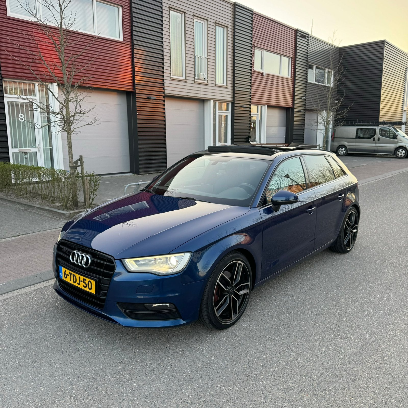 Audi A3 1.4 Tfsi Sportback S-tronic 2014 Pano/Nwe APK, Auto's, Audi, Blauw, 122 pk, Origineel Nederlands, 650 kg