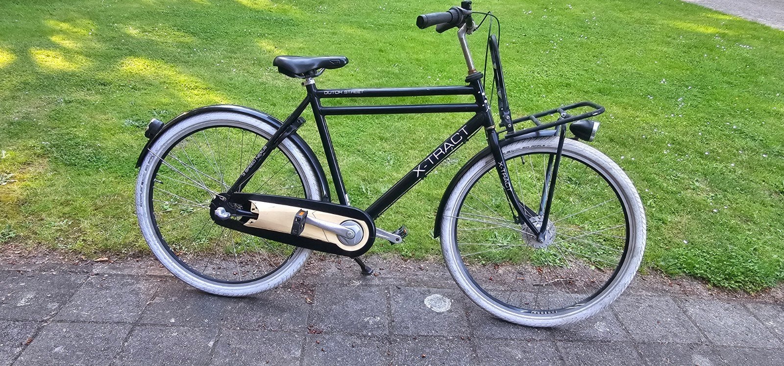 Herenfiets X-Tract met voordrager en 3 versnellingen, Overige merken, Gebruikt, Versnellingen, Ophalen of Verzenden