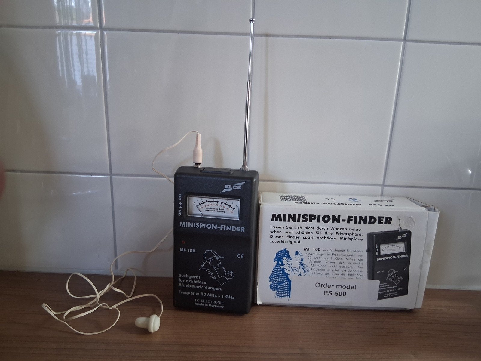 Minispion-Finder MF 100 afluisterapparatuur op te sporen, Ophalen of Verzenden