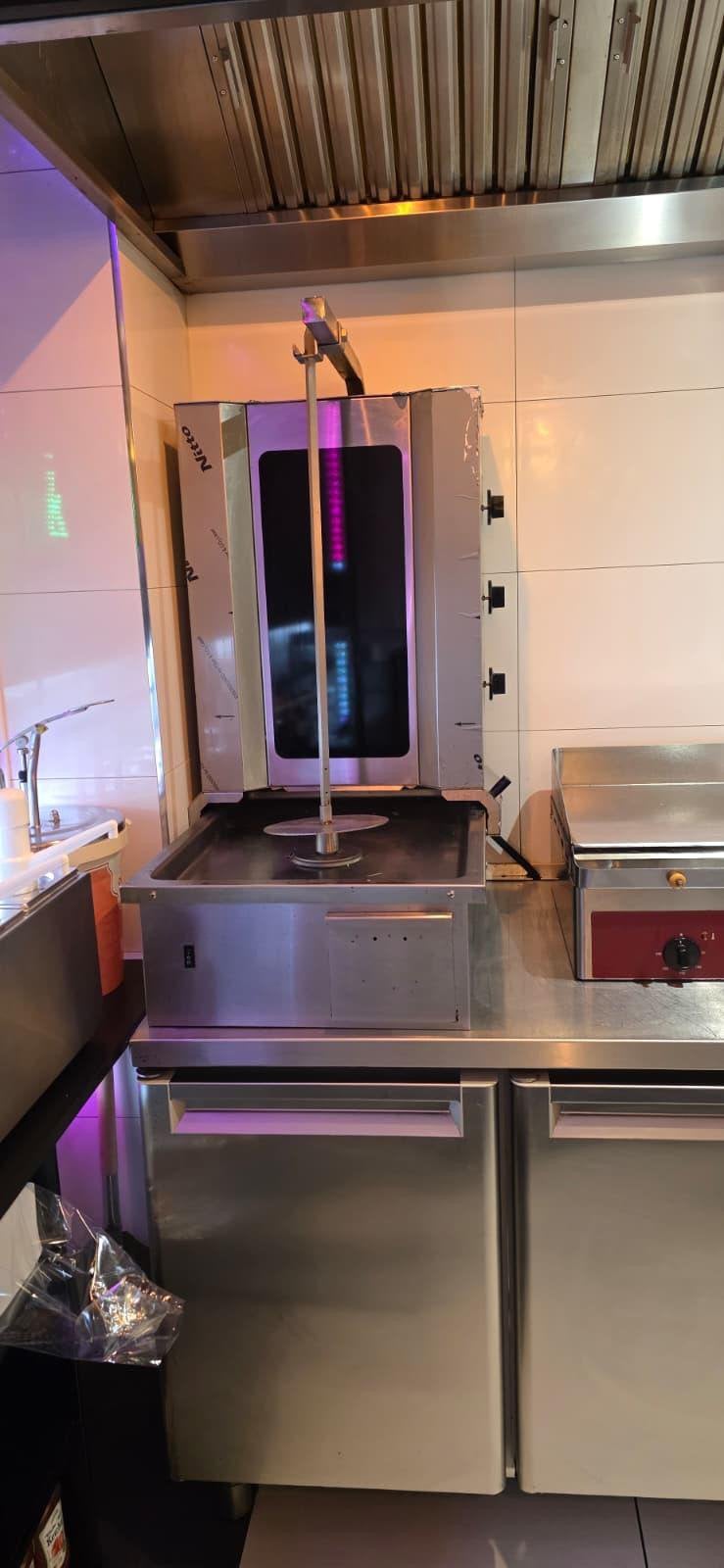 Professionele Naomi-Grills Dönergrill met bijbehoren., Ophalen, Nieuw zonder verpakking, Fornuis, Frituur en Grillen
