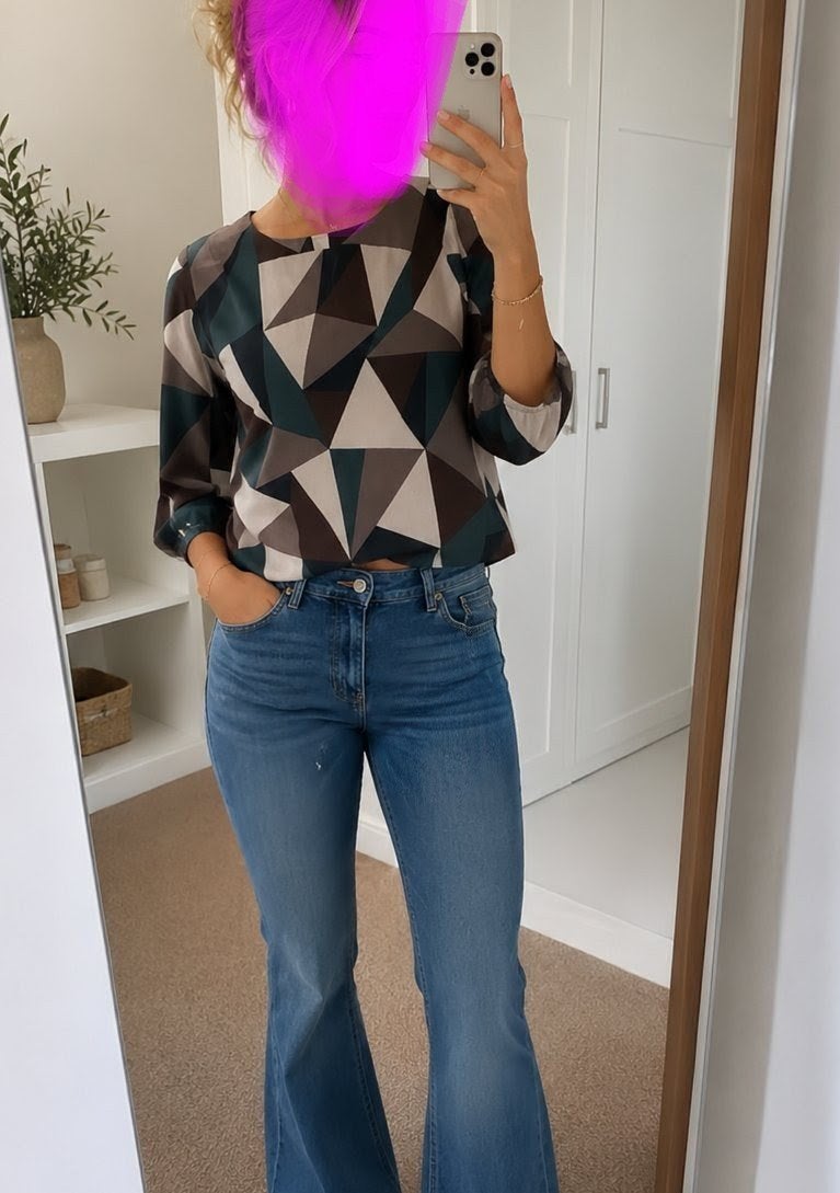Sissy Boy zijde-achtige blouse maat L, Meerkleurig, Maat 42/44 (L), Ophalen of Verzenden, Zo goed als nieuw