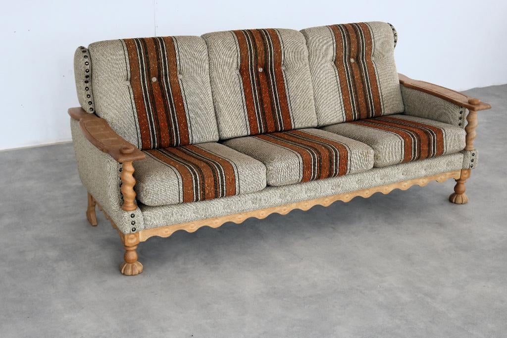 brutalist sofa | bank | jaren 60 | Deens, Huis en Inrichting, Banken | Bankstellen, Gebruikt, ., 75 tot 100 cm, Ophalen of Verzenden