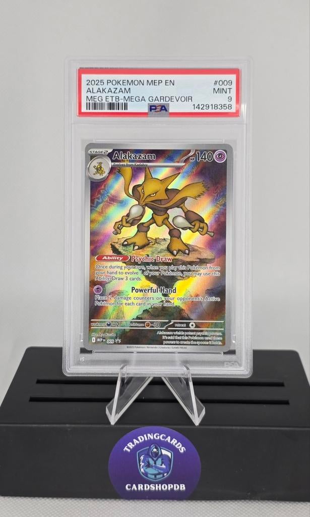 Alakazam 009 Black Star Promo PSA 9 Pokémon Kaart, Hobby en Vrije tijd, Verzamelkaartspellen | Pokémon, Ophalen of Verzenden