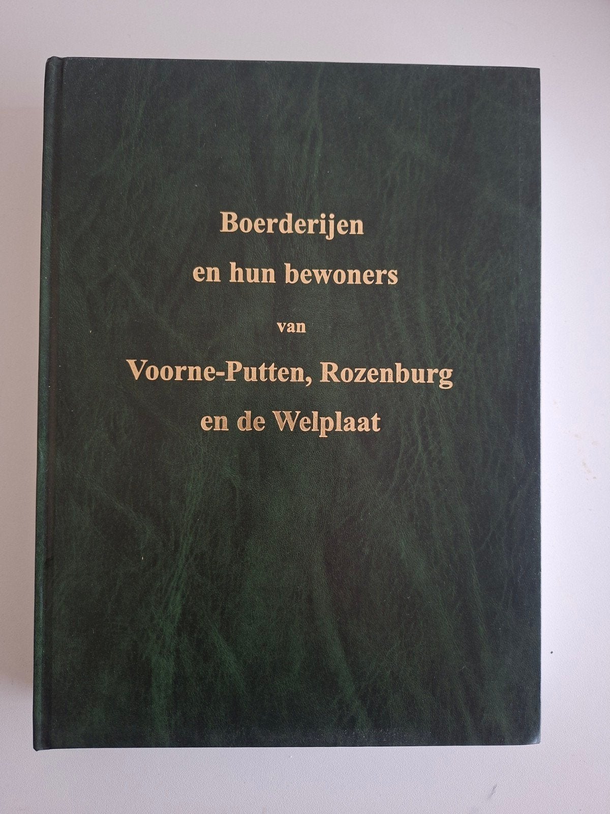 Boerderijen en hun bewoners van Voorne-Putten Jan Zeelenberg, Ophalen of Verzenden, Zo goed als nieuw, Jan Zeelenberg