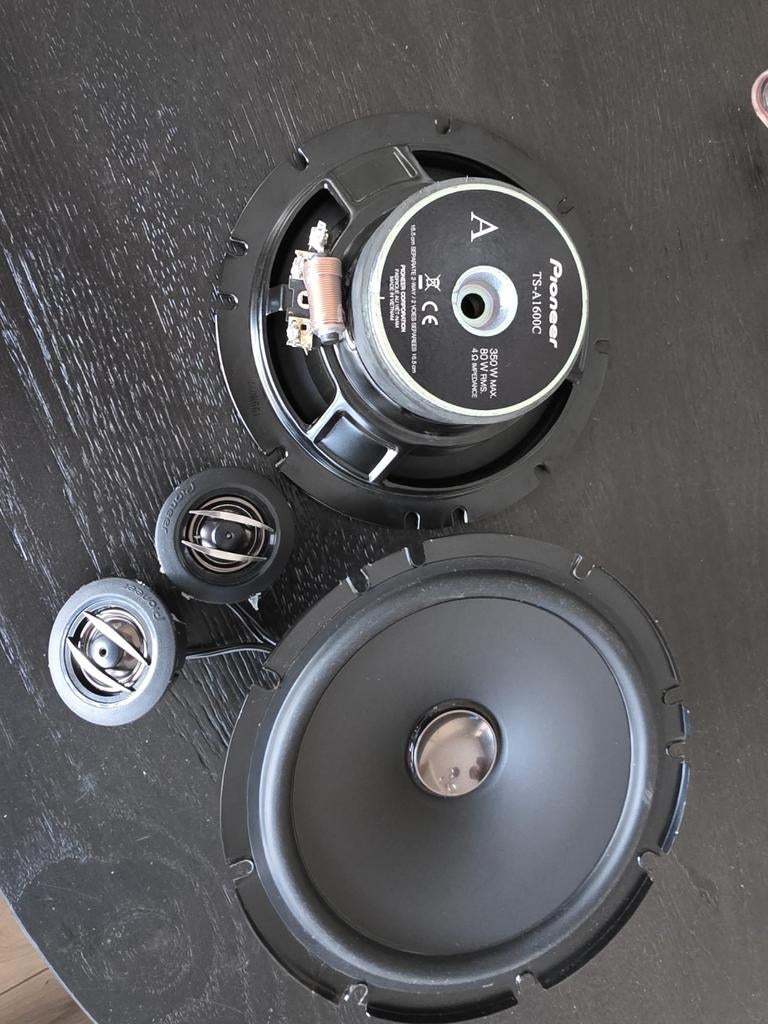 Pioneer TS-A1600C 2-weg autospeakerset, Auto diversen, Autospeakers, Ophalen of Verzenden, Gebruikt