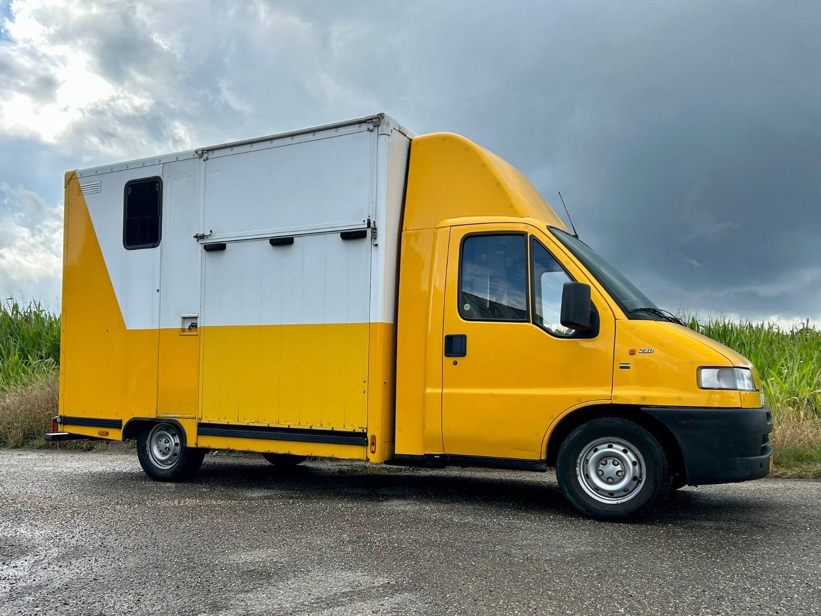 2-paards vrachtwagentje voor B-rijbewijs + 1,5 paards traile, Ophalen, Gebruikt, Aluminium, Overige typen