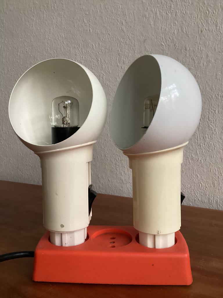 vintage stekker wandspotjes- 3 stuks, Ophalen of Verzenden, Zo goed als nieuw