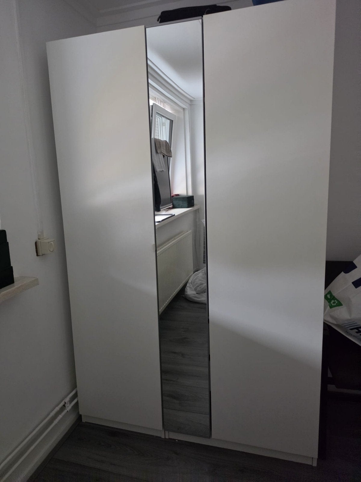 Spiegeldeur pax 25x195, Huis en Inrichting, Ophalen, Minder dan 50 cm, Zo goed als nieuw, 150 tot 200 cm