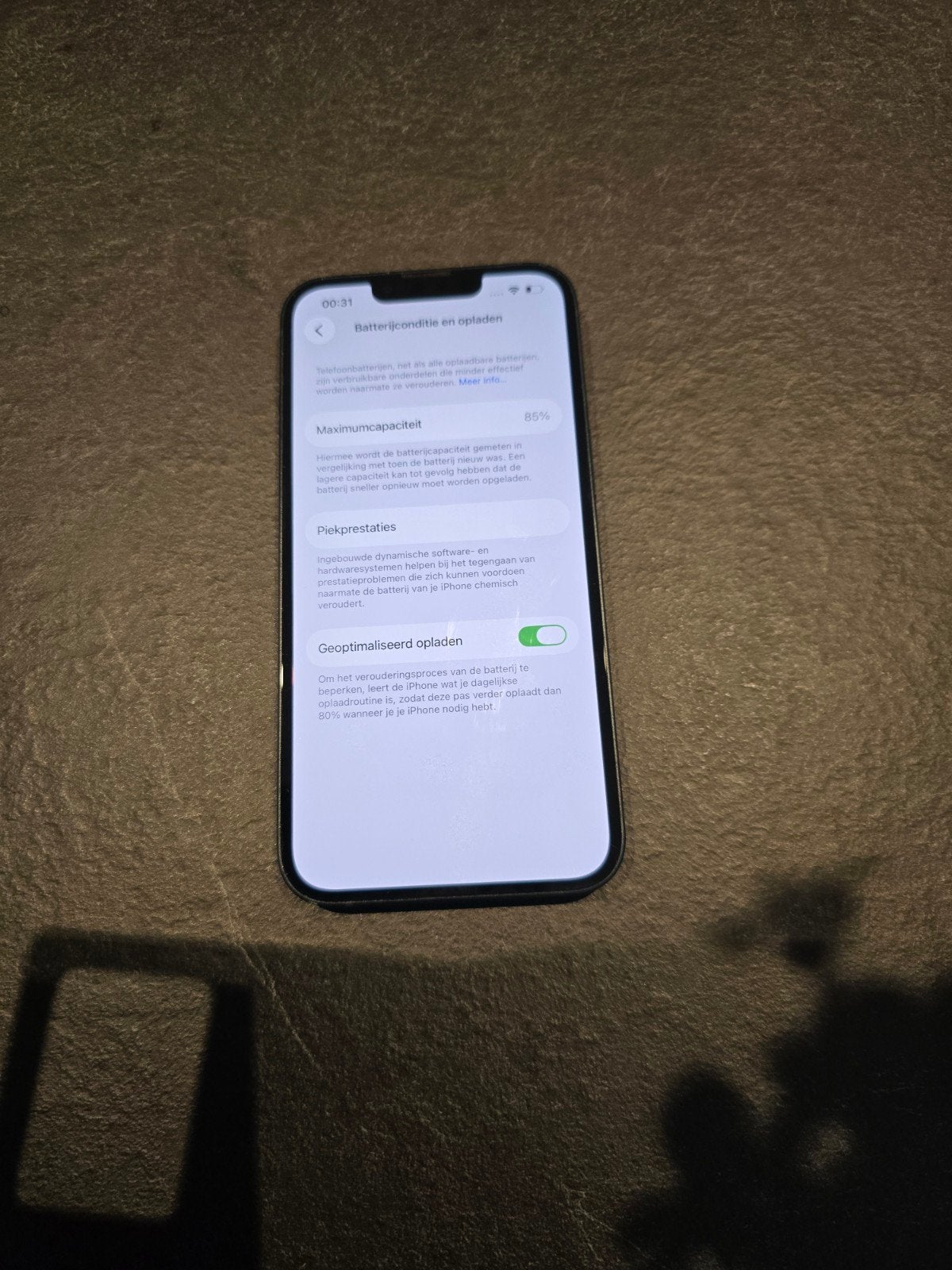iPhone 13 128GB - Zo goed als nieuw met 86% batterij, Telecommunicatie, Mobiele telefoons | Apple iPhone, Ophalen, 128 GB, Zwart