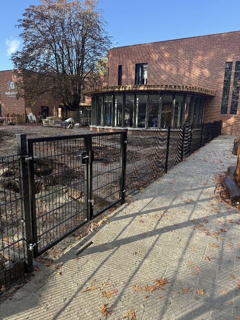 Dubbelstaafmat hekwerk (Montage mogelijk!!), Met poort, Nieuw, Dubbelstaafmat hekwerk, Ophalen of Verzenden