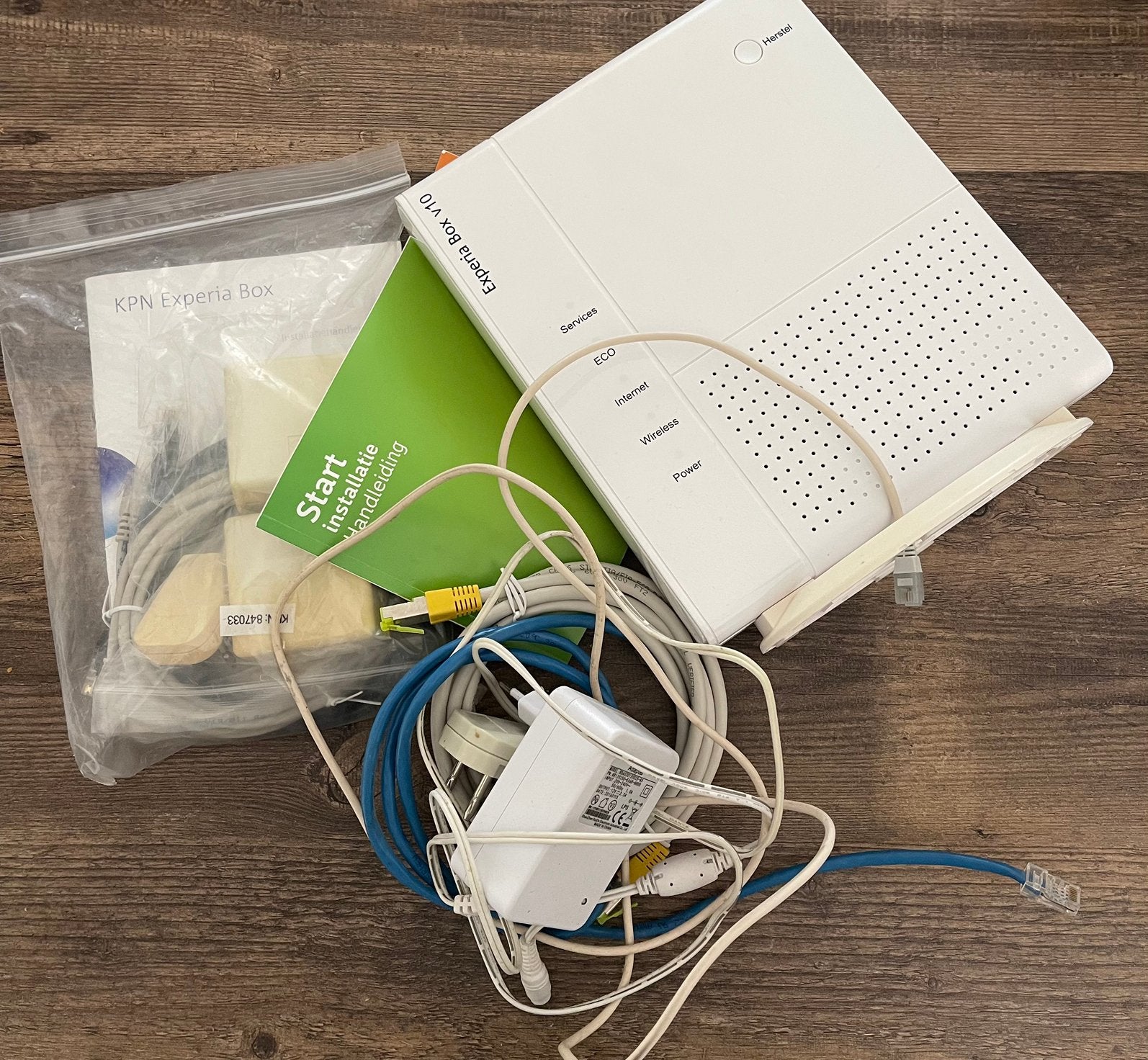 Experia Box v10, Ophalen, Gebruikt