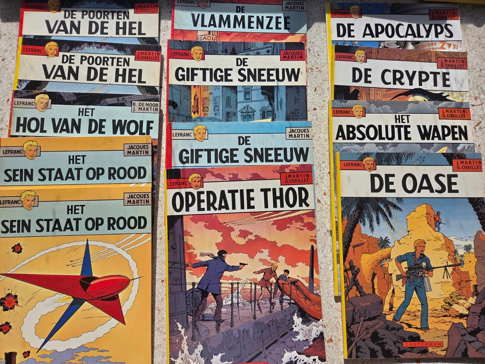 lefranc (1t/m )12x, Boeken, Stripboeken, Meerdere stripboeken, Ophalen of Verzenden, Gelezen
