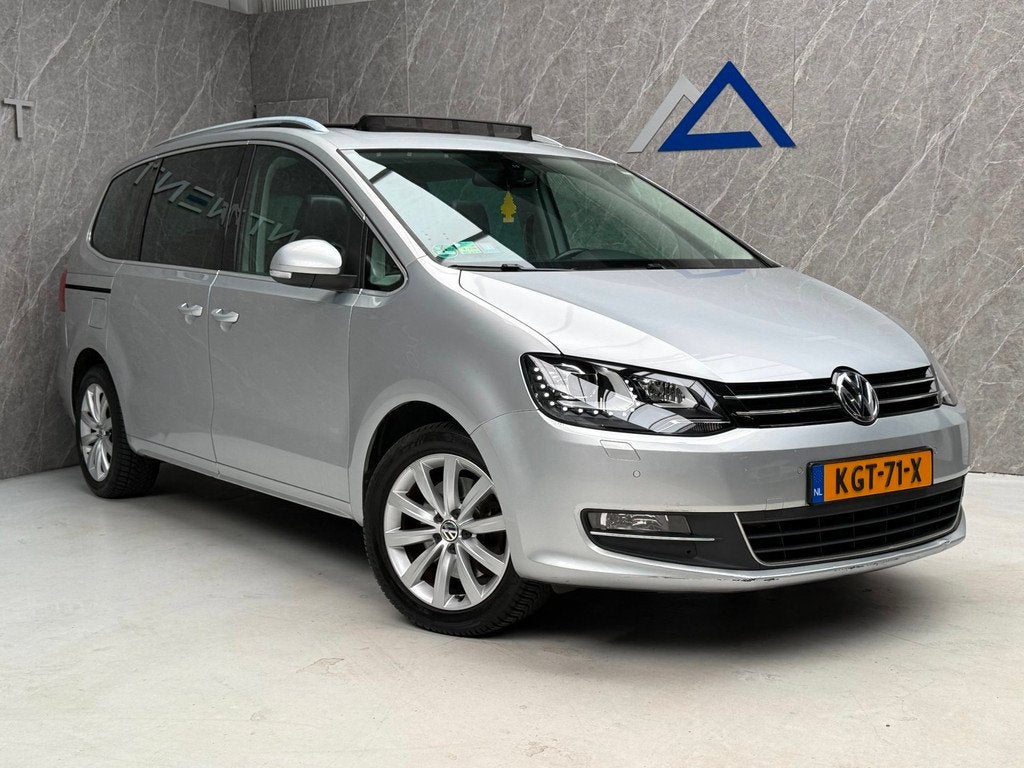Volkswagen SHARAN 2.0 TSI Highline 7p / Goed Onderhouden / P, Auto's, Volkswagen, Euro 5, Gebruikt, Zwart, 7 stoelen