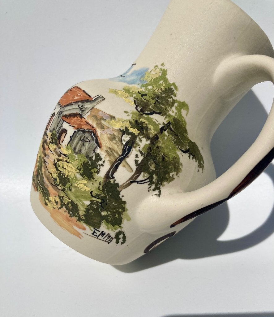 Vintage Frans Pichet vaasje kan grès Cazalas Emmy Cazalas, Ophalen of Verzenden