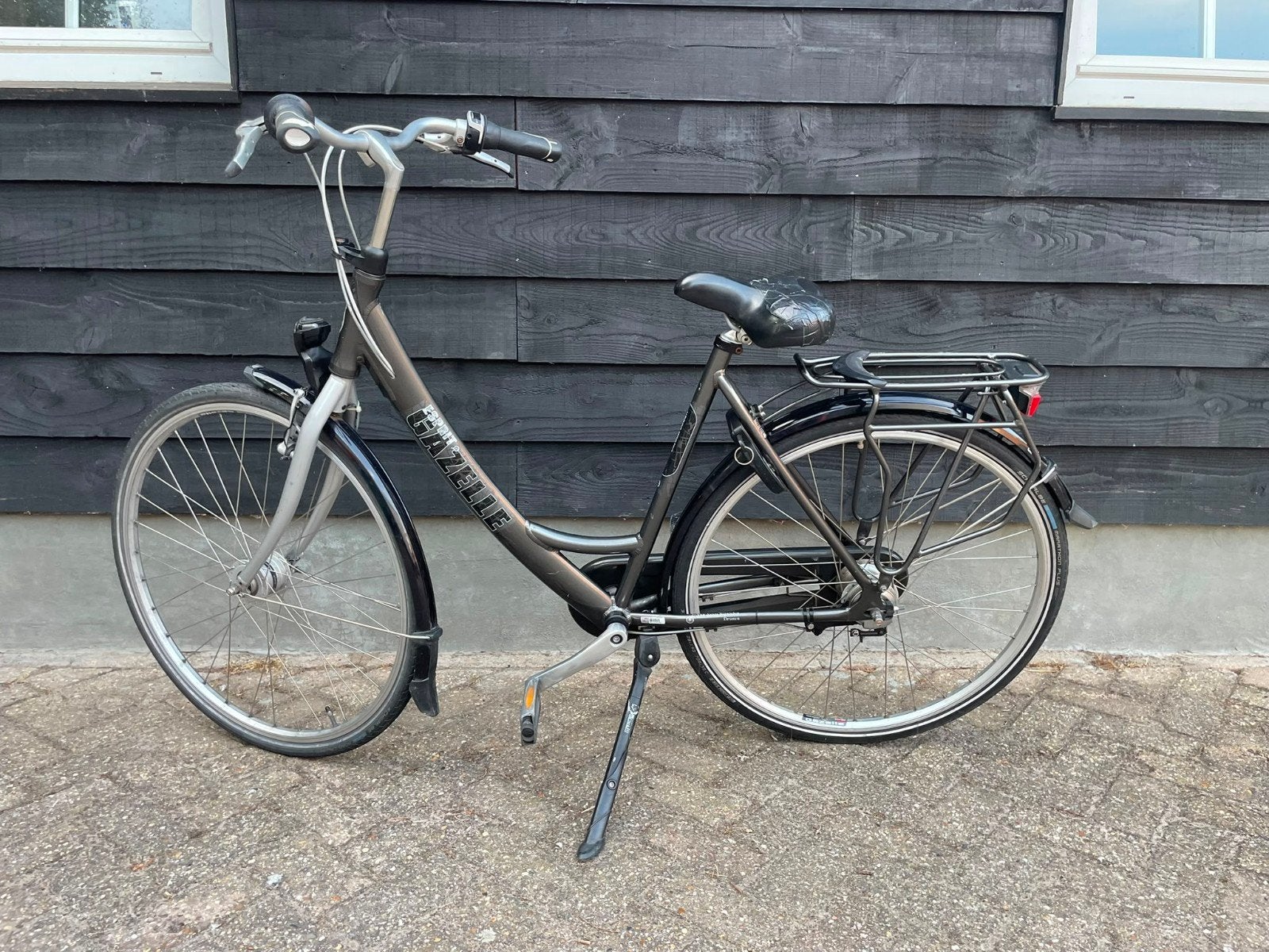 gazelle esprit glans zwart, Velgrem, Ophalen of Verzenden, Gazelle, 53 tot 56 cm