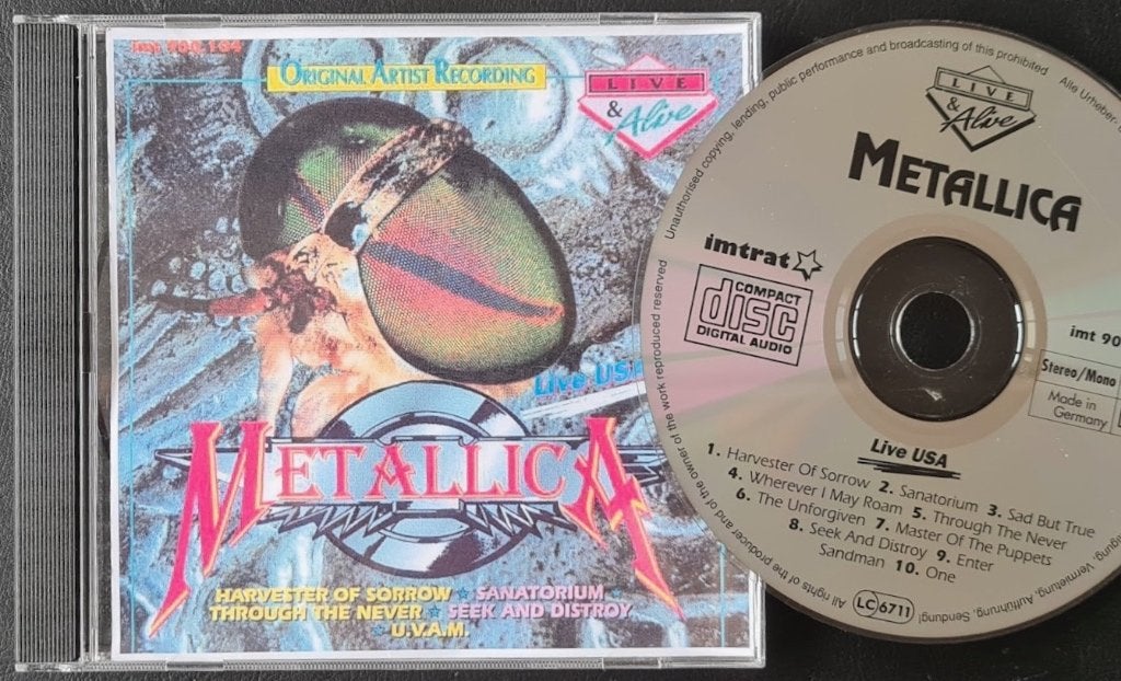 METALLICA - Live USA (CD; 1991 / 1992), Ophalen of Verzenden, Zo goed als nieuw