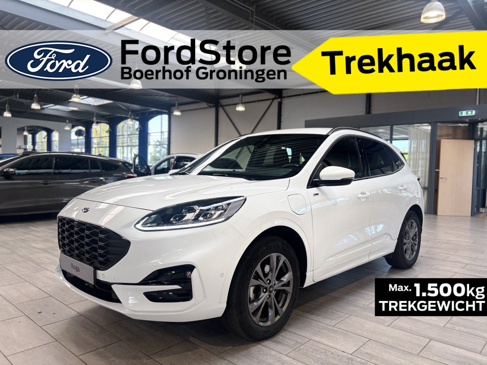 Ford Kuga 2.5 PHEV 225 pk ST-Line X | Trekhaak | SOH 91,2% |, 14 kWh, Gebruikt, 4 cilinders, Bedrijf