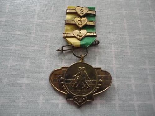 medaille, KNBLO Nachtstrandwandeling Den Haag rond 1959, Verzenden, Overige materialen, Nederland
