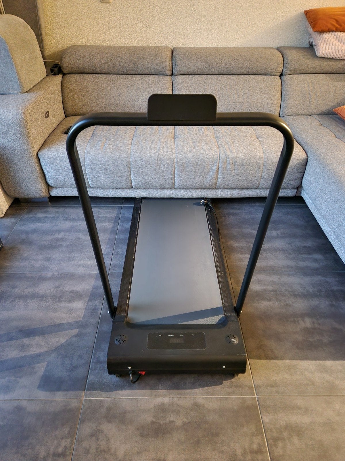 Compacte Loopband met wielen - Ideaal voor Thuisgebruik, Ophalen, Gebruikt, Metaal, Loopband