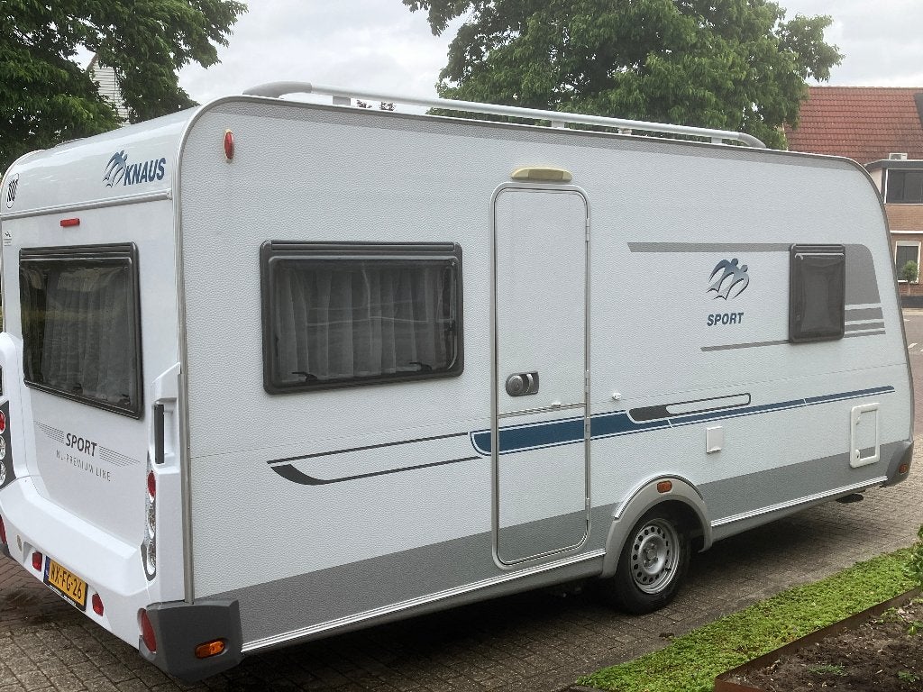 Knaus Sport Premiumline 450 FU | 2007 | Mover | voortent, Omvormbare zithoek, Ringverwarming, Rondzit, Particulier