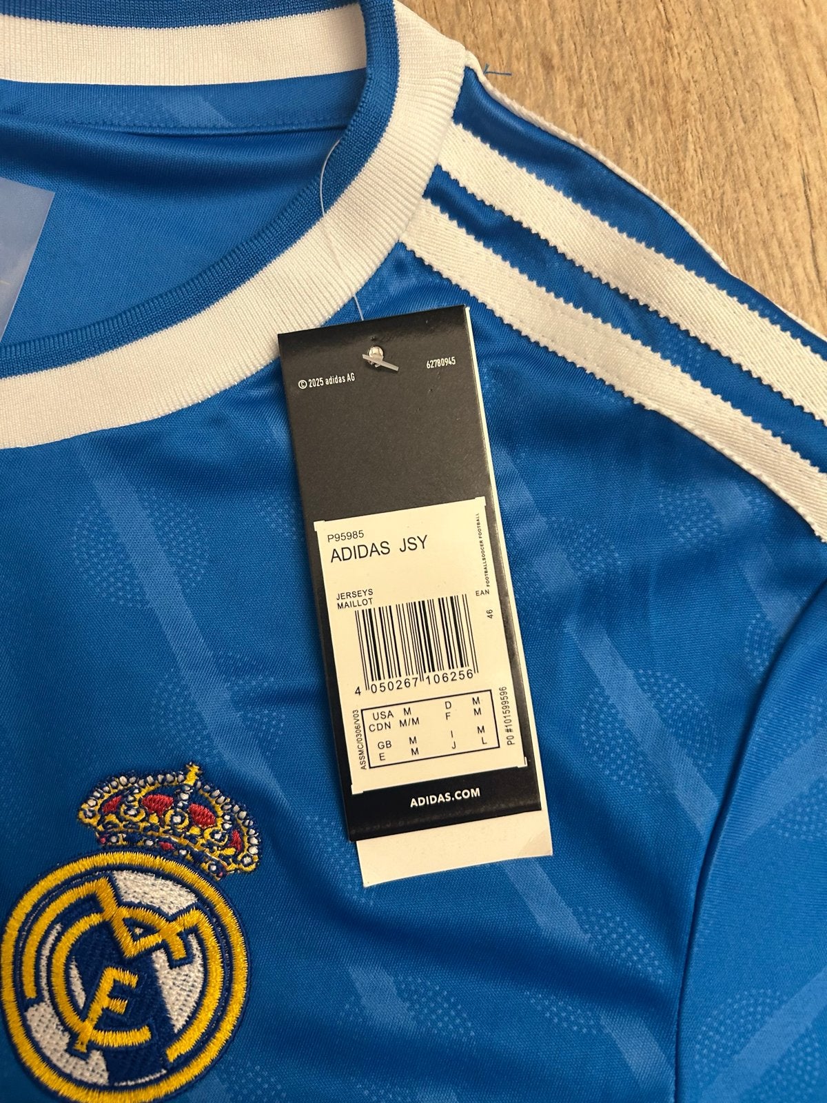 Real Madrid 3e tenue 2025/2026 Maat M, Maat M, Ophalen of Verzenden, Nieuw, Shirt