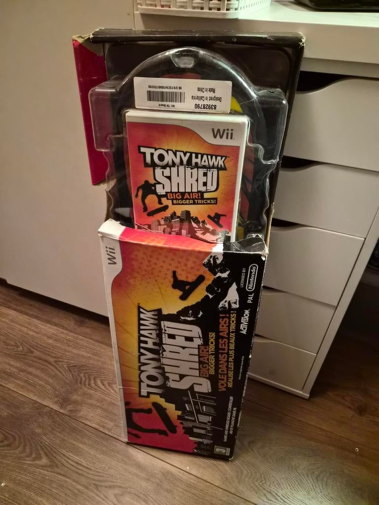 Tony Hawk Shred Big Air Skateboard Game voor Wii - Nieuw!, Spelcomputers en Games, Ophalen