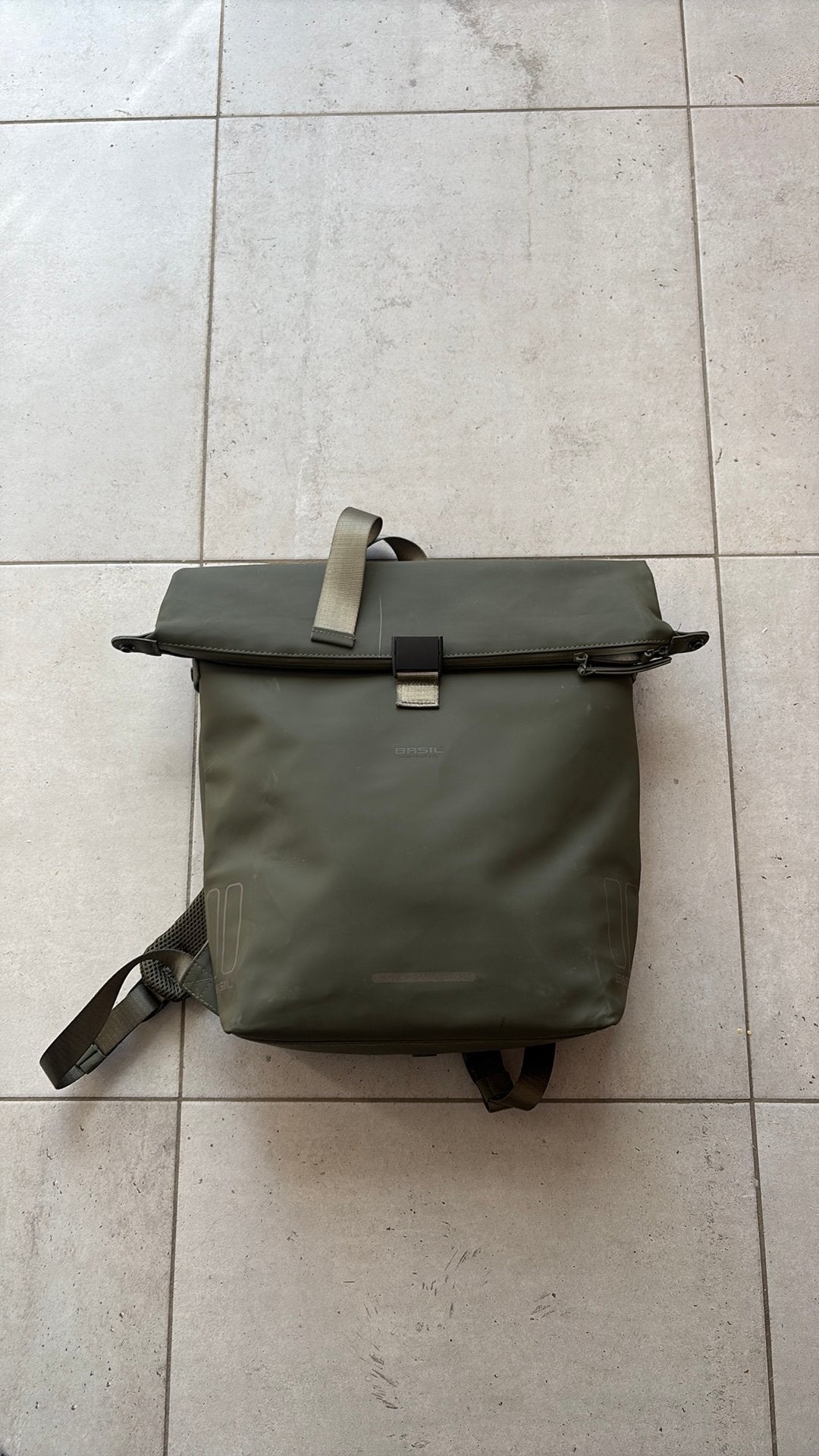 Fietsrugzak met verlichting basil soho nordlicht, Sieraden, Tassen en Uiterlijk, Ophalen, Zo goed als nieuw, Overige merken