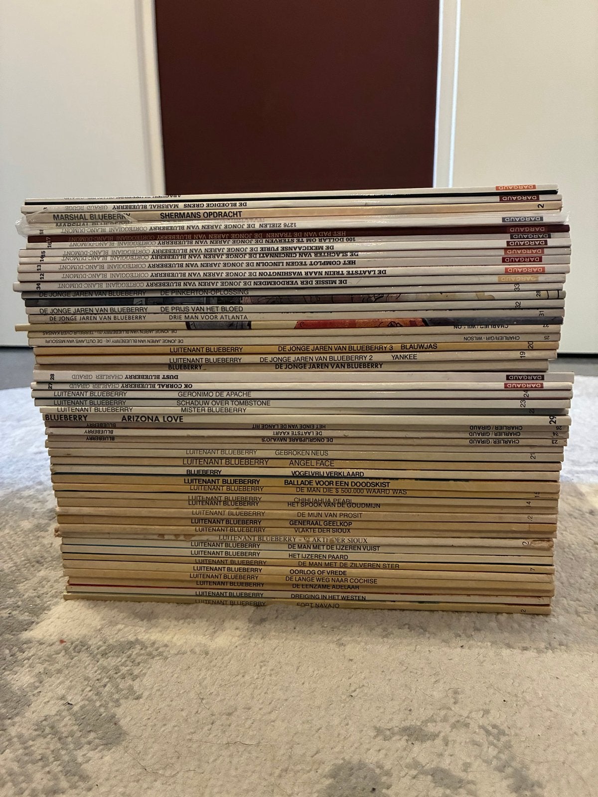 Complete series Blueberry stripboeken (50 stuks ), Boeken, Complete serie of reeks, Verzenden, Gelezen