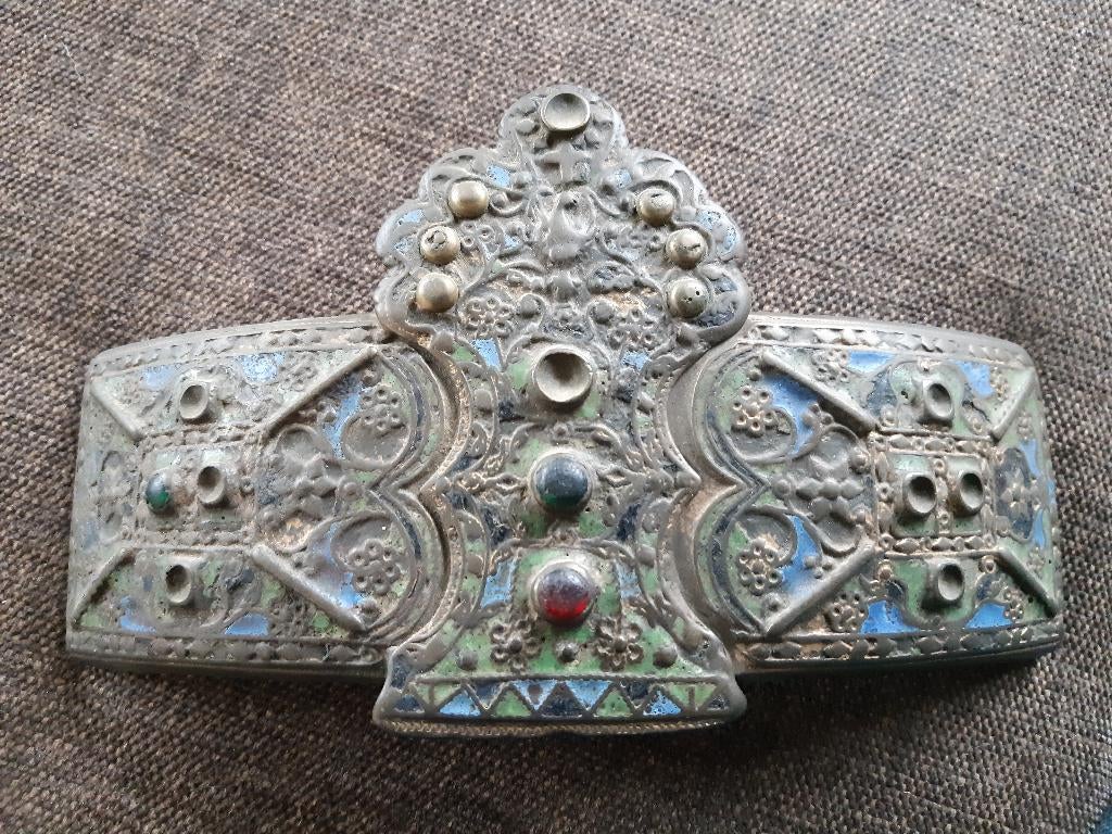 Antieke gesp uit de Balkan. Pafti volk. Rond 1700 nC, Ophalen of Verzenden, Zilver, Ring
