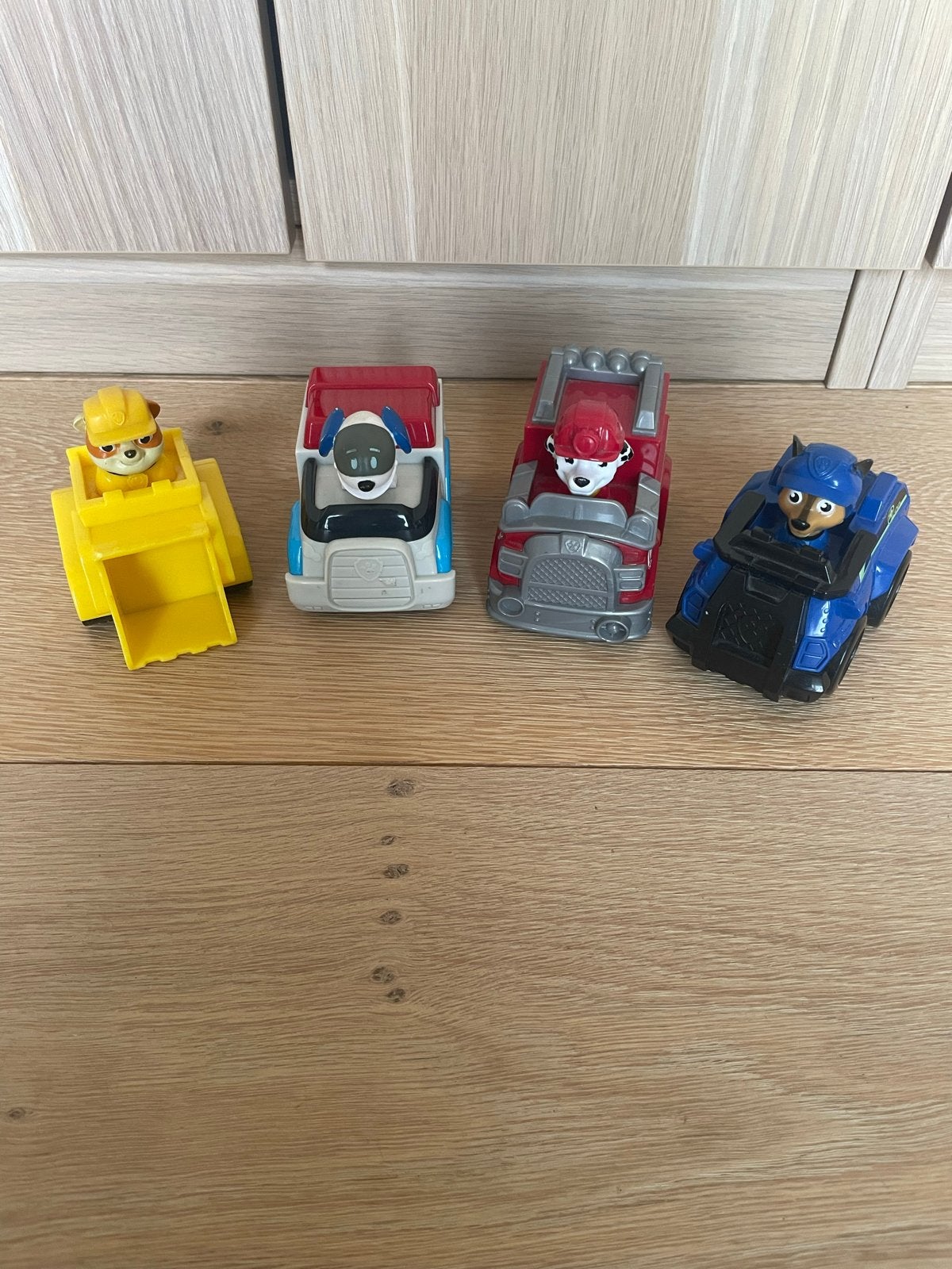 Paw Patrol voertuigen set - 4 stuks, Ophalen of Verzenden, Gebruikt