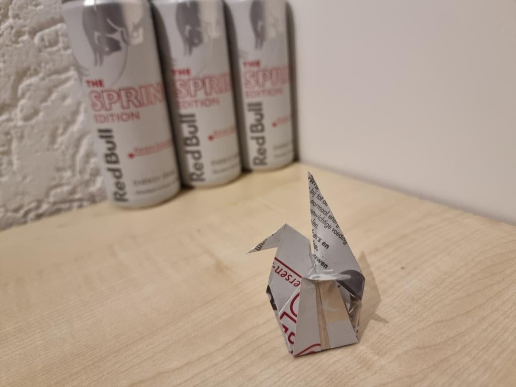 Unieke Red Bull Spring Edition Origami Kraanvogel, Ophalen of Verzenden, Zo goed als nieuw