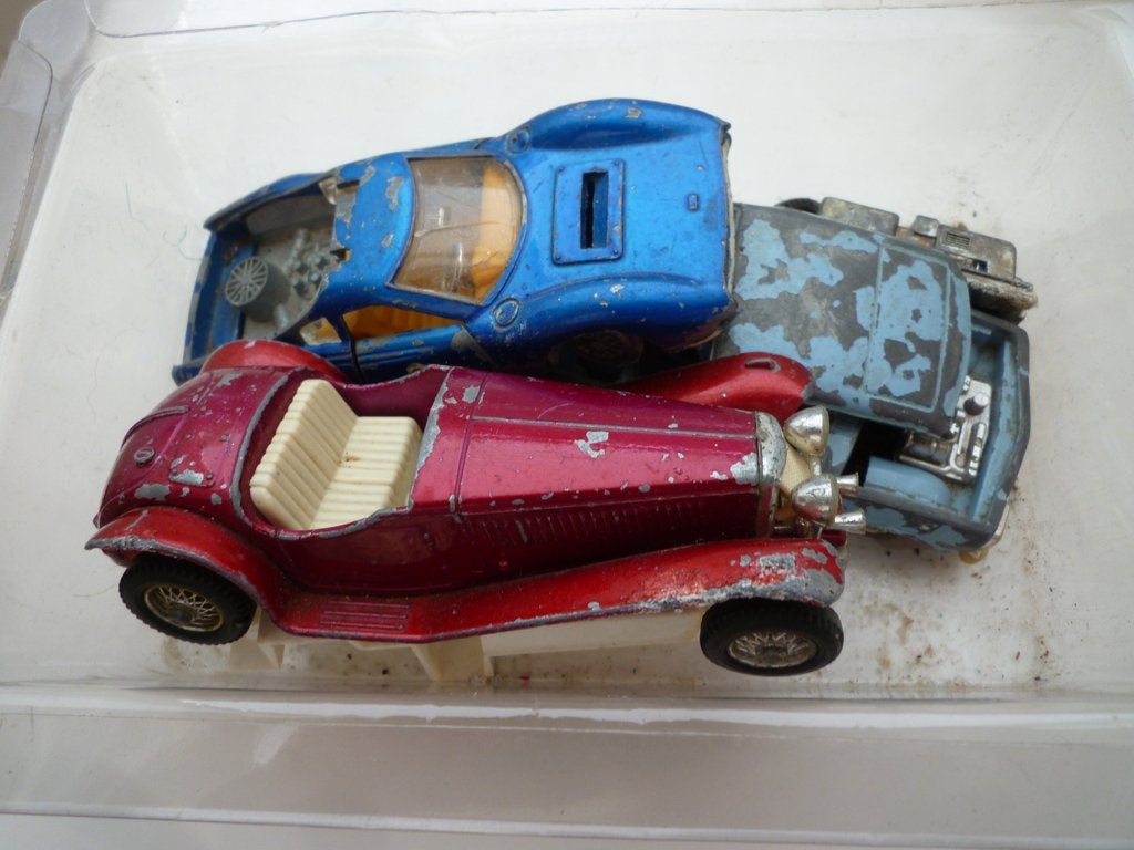 691 2 dicky toys, 1 matchbox. y-3 (autokerkhof), Ophalen of Verzenden