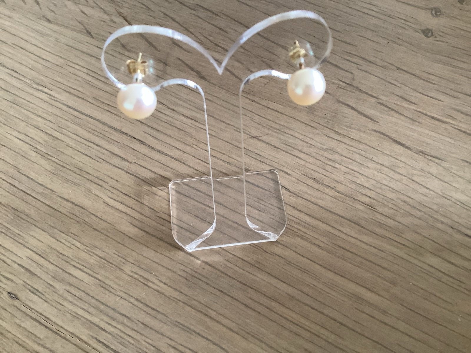 14 Karaat Geel Gouden Oorbellen met Parel 12 mm, Sieraden, Tassen en Uiterlijk, Geel, Ophalen of Verzenden, Zo goed als nieuw