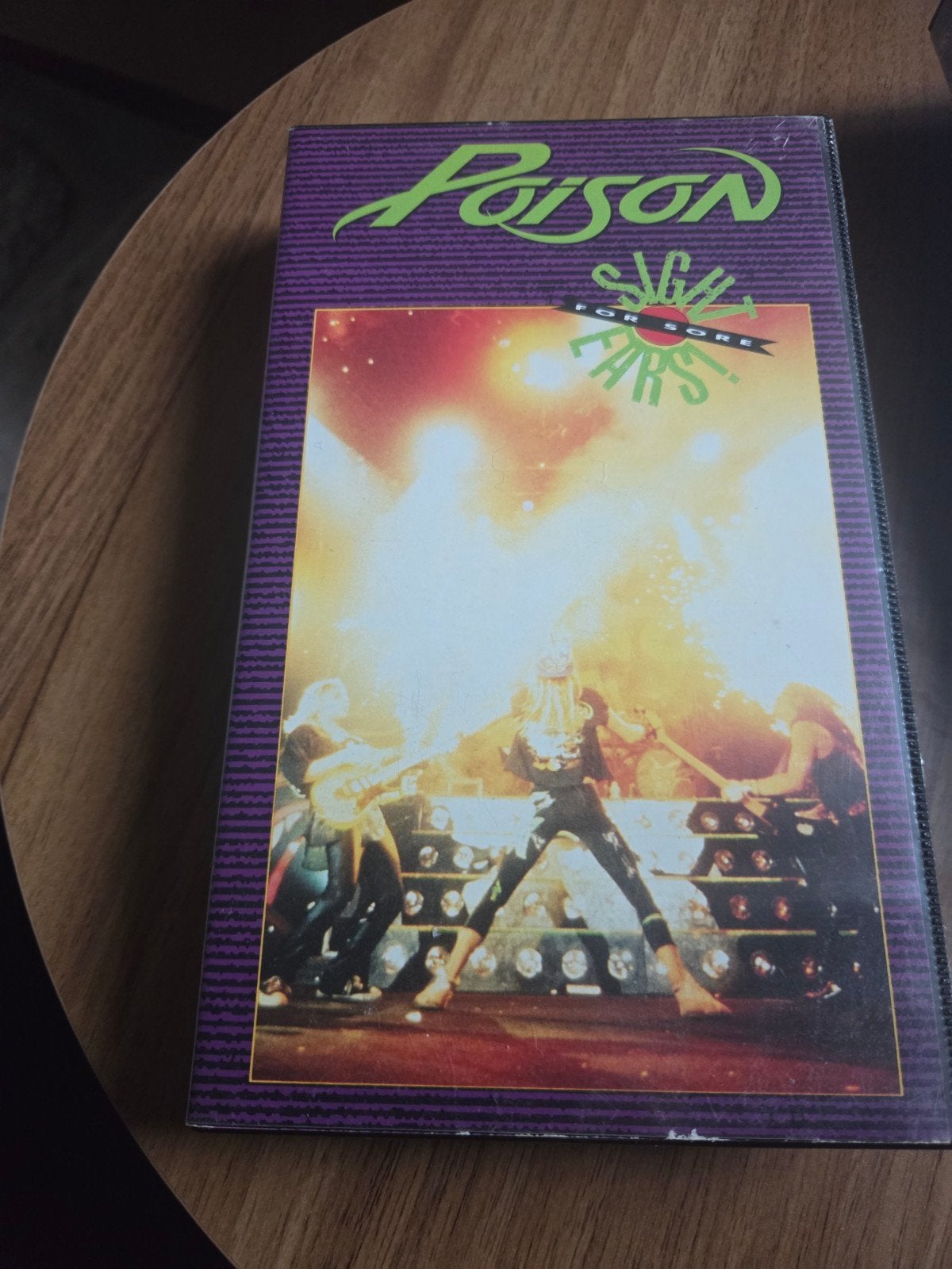 Poison - Sight for Sore Ears VHS, Alle leeftijden, Ophalen of Verzenden, Zo goed als nieuw