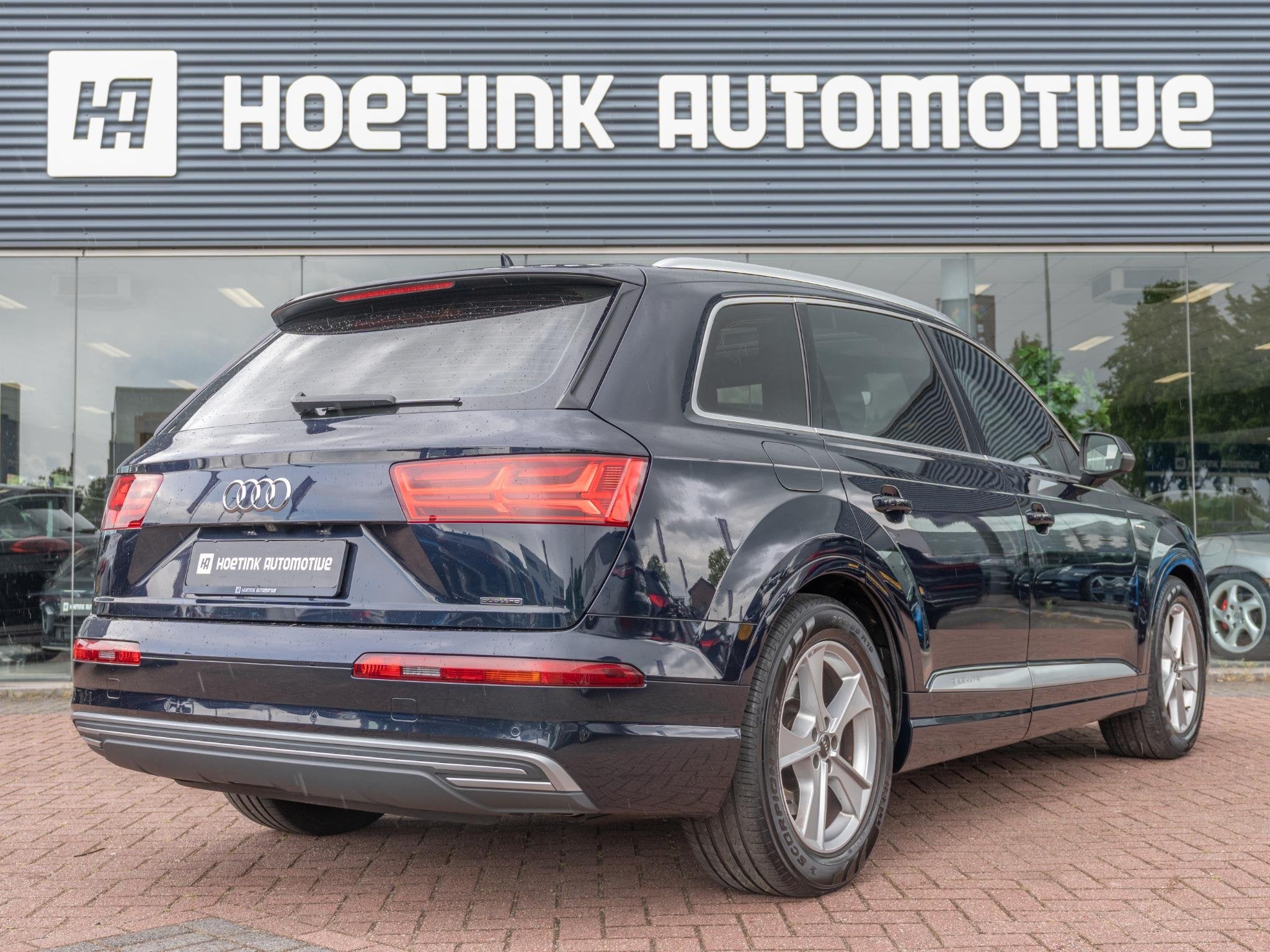 Audi Q7 3.0 TDI e-tron quattro Premium | Pano | Matrix-LED |, Auto's, Automaat, Gebruikt, Euro 6, Blauw
