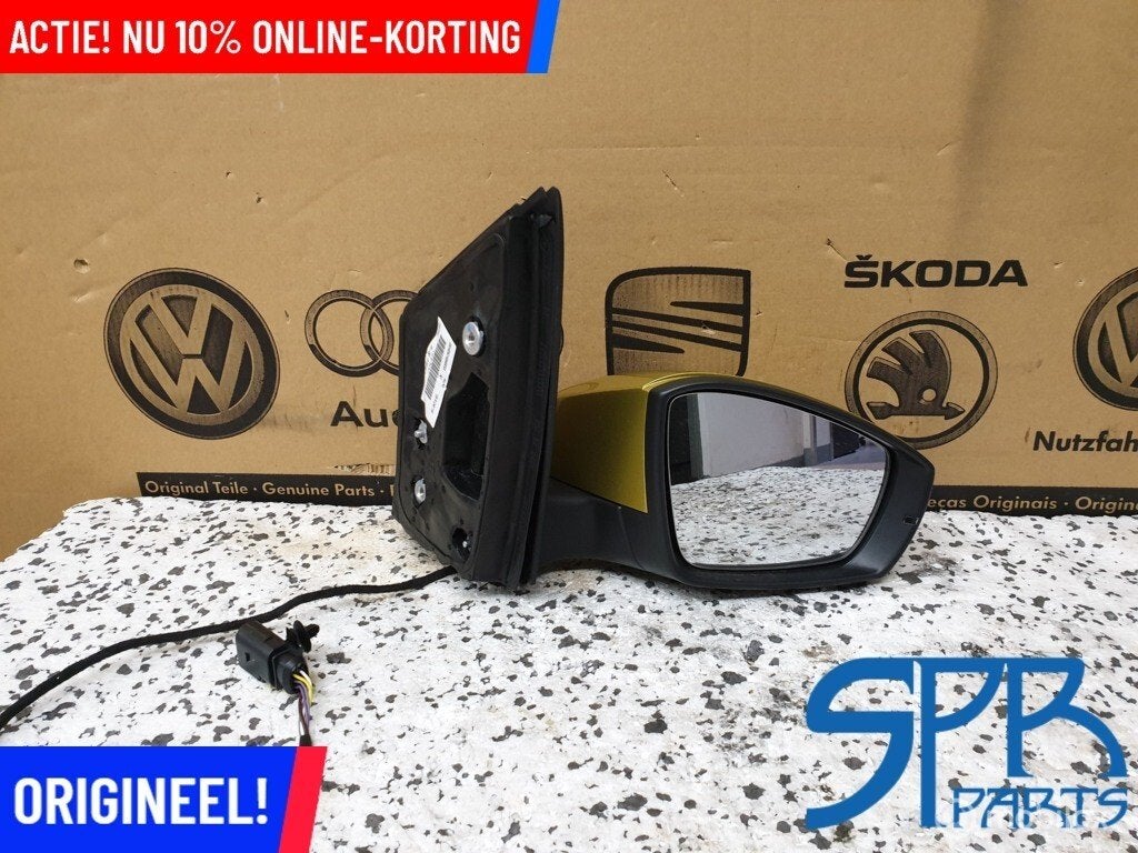 FACELIFT UP! ELEKTRISCH Buitenspiegel rechts  LB1W GTI E-UP, Auto-onderdelen, Volkswagen, Nieuw, Ophalen of Verzenden, Volkswagen