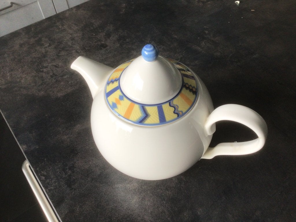 Theepot villeroy en Boch ,Bali look, Ophalen of Verzenden, Zo goed als nieuw, Overige stijlen, Porselein