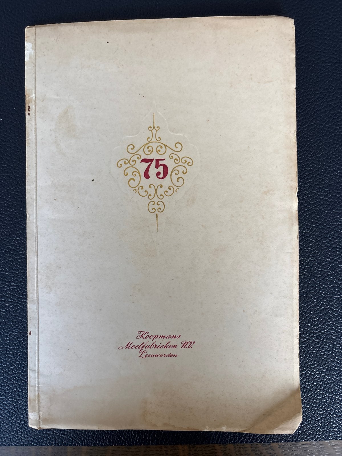 75 Jaar Koopmans Meelfabrieken Leeuwarden Jubileumboek, Boeken, Ophalen of Verzenden, Gelezen, Overige