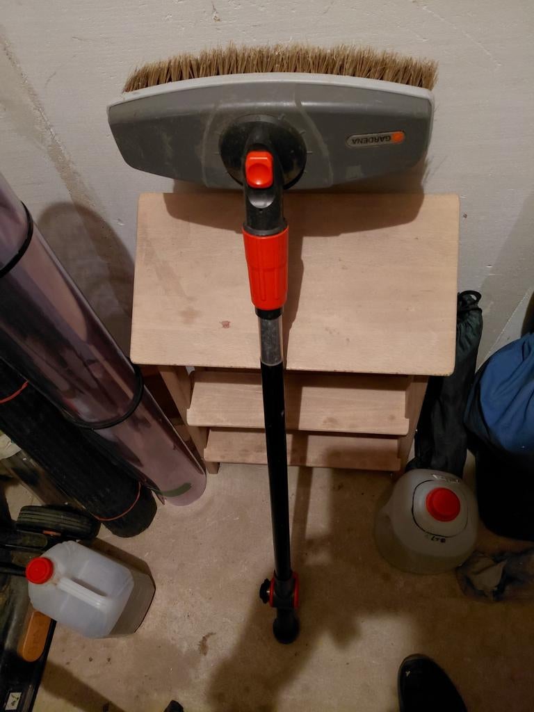 Gardena autowas borstel 104 cm, zo goed als nieuw, Ophalen, Zo goed als nieuw, Overige soorten, Gardena